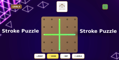 Stroke Puzzle - One Line Drawing HTML5 Brain Game