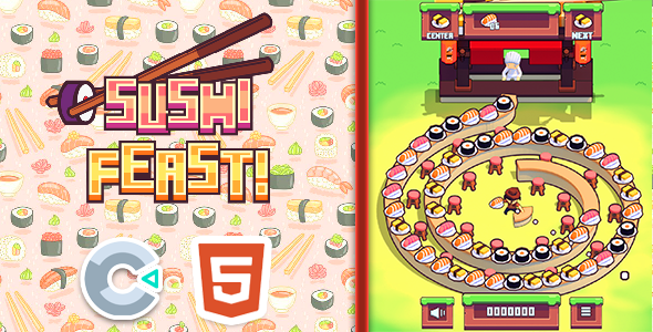 Sushi Feast - Construct 3 - HTML5 Game + Source Code Sushi Feast - Construct 3 - HTML5 Game + Source Code