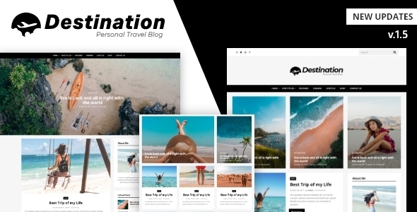 Destination - Travel Blog WordPress Theme Destination - Travel Blog WordPress Theme