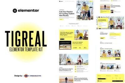 Tigreal - Cycling Club Elementor Template Kit