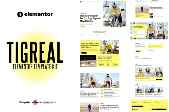 Tigreal - Cycling Club Elementor Template Kit Tigreal - Cycling Club Elementor Template Kit
