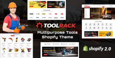 Toolrack - HandTools Store Shopify 2.0 Responsive Theme