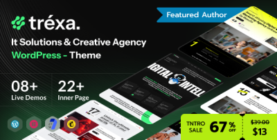 Trexa – IT Solutions & Creative Agency WordPress Theme