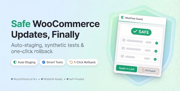 WooFlow Guard - Safe Updates for WooCommerce WooFlow Guard - Safe Updates for WooCommerce