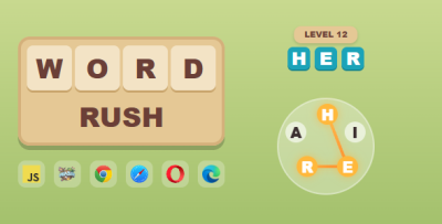 Word Rush - Addictive Word Puzzle Game