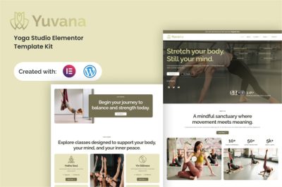 Yuvana - Yoga Studio Elementor Template Kit
