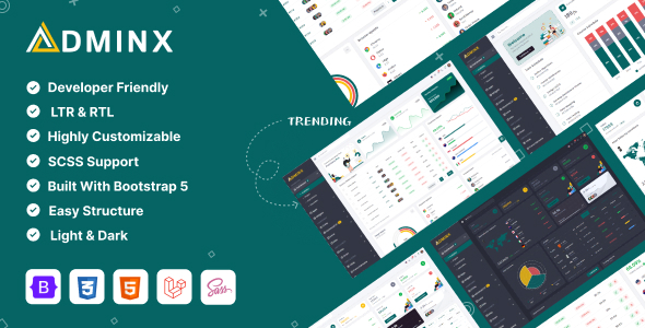AdminX Laravel 12(Vite) Admin Dashboard Template AdminX Laravel 12(Vite) Admin Dashboard Template
