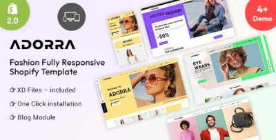 Adorra - Multipurpose Fashion Shopify 2.0 Theme
