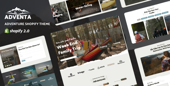 Adventa - Travel & Adventure Store Shopify Theme Adventa - Travel & Adventure Store Shopify Theme