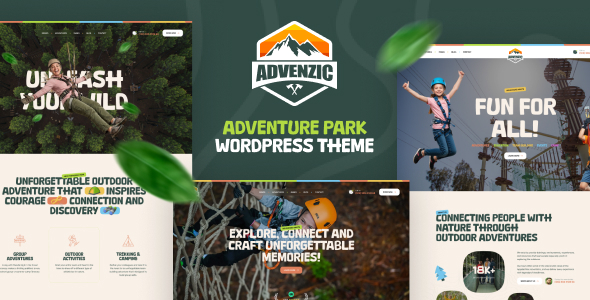 Advenzic - Adventure Park WordPress Theme Advenzic - Adventure Park WordPress Theme