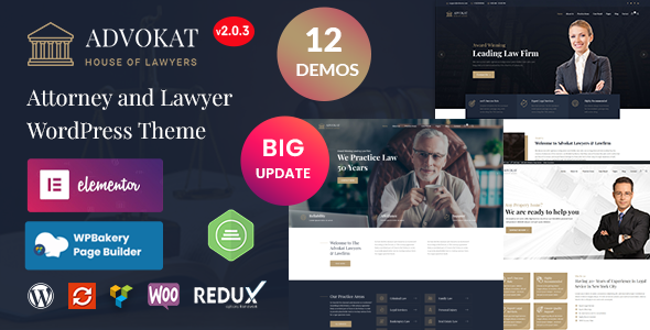 Advokat - Lawyer & Attorney WordPress Theme Advokat - Lawyer & Attorney WordPress Theme