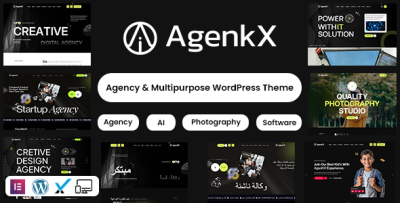 AgenkX - Creative Agency & Multipurpose WordPress Theme