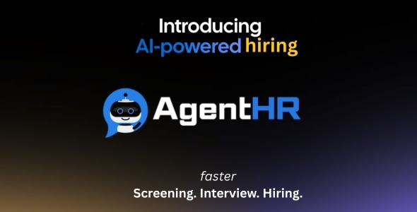 AgentHR - AI-Powered Recruitment & HR SaaS for Screening, Interviews & Hiring AgentHR - AI-Powered Recruitment & HR SaaS for Screening, Interviews & Hiring