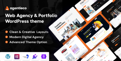 Agentieco - Creative Agency & Portfolio WordPress Theme