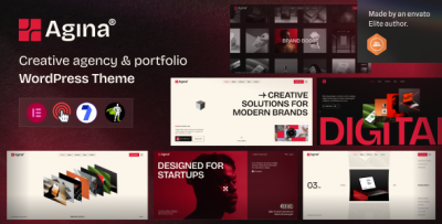 Agina - Creative Agency & Portfolio WordPress Theme