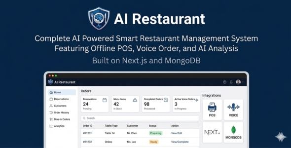 AI Restaurant - AI Powered Smart Restaurant Management | Offline POS, Voice Order, AI Analysis AI Restaurant - AI Powered Smart Restaurant Management | Offline POS, Voice Order, AI Analysis