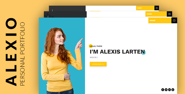 Alexio - Bootstrap 4 Personal Portfolio Alexio - Bootstrap 4 Personal Portfolio