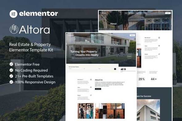 Altora - Real Estate & Property Elementor Template Kit Altora - Real Estate & Property Elementor Template Kit