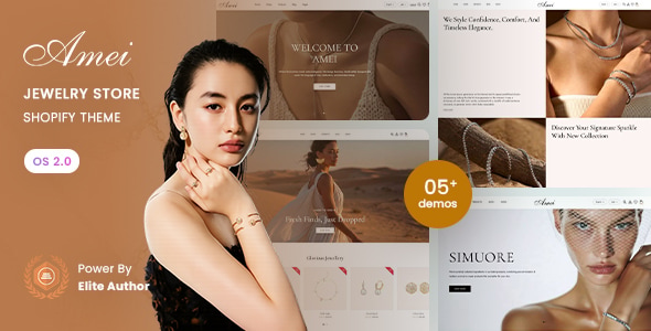 Amei - Jewelry Store Shopify 2.0 Theme Amei - Jewelry Store Shopify 2.0 Theme