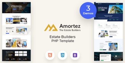 Amortez - Real Estate Group PHP Template