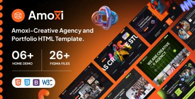 Amoxi - Creative Agency and Portfolio HTML Template