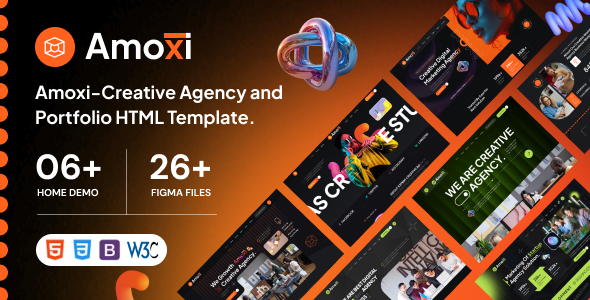 Amoxi - Creative Agency and Portfolio HTML Template Amoxi - Creative Agency and Portfolio HTML Template