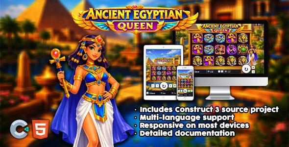 Ancient Egyptian Queen - Construct 3 HTML5 Game Source Code Ancient Egyptian Queen - Construct 3 HTML5 Game Source Code