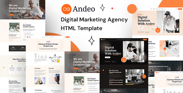 Andeo - Digital Marketing Agency HTML Template Andeo - Digital Marketing Agency HTML Template