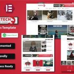 AnimeTech - Anime & Manga News WordPress Elementor Template