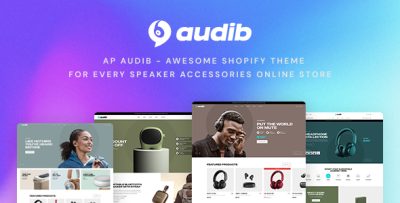 Ap Audib - Speaker Audio Gears Shopify Theme