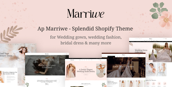 Ap Marriwe - Wedding Gown Shopify Theme Ap Marriwe - Wedding Gown Shopify Theme
