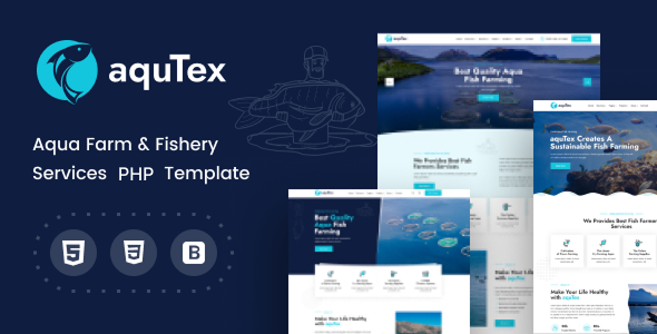 Aqutex - Aqua Farm & Fishery Services PHP Template Aqutex - Aqua Farm & Fishery Services PHP Template