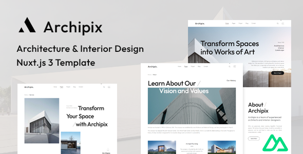 Archipix | Architecture & Interior Design Nuxt Js Template Archipix | Architecture & Interior Design Nuxt Js Template