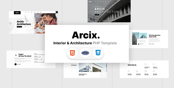 Arcix - Architecture PHP Template Arcix - Architecture PHP Template
