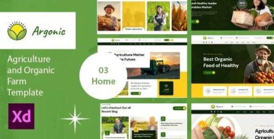Argonic - Agriculture And Organic Farm xd Template