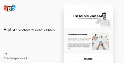 Arpha - Creative Portfolio Template