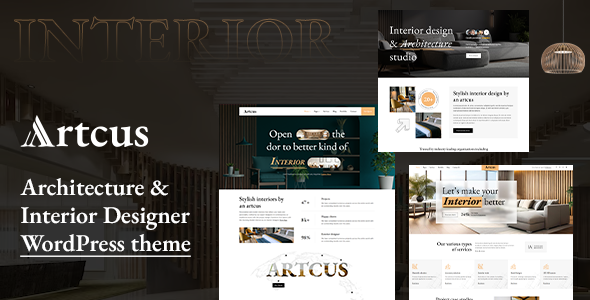 Artcus - Interior Designer & Architecture WordPress Theme Artcus - Interior Designer & Architecture WordPress Theme
