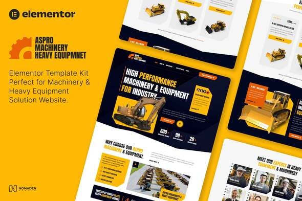 Aspro - Machinery & Heavy Equipment Elementor Template Kit Aspro - Machinery & Heavy Equipment Elementor Template Kit