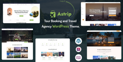 Astrip - Tour Booking and Travel Agency WordPress Theme