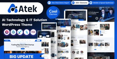 Atek - AI Technology & IT Solution WordPress Theme