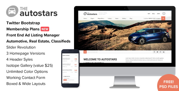 Auto Stars - Car Dealership and Listings WP Theme Auto Stars - Car Dealership and Listings WP Theme