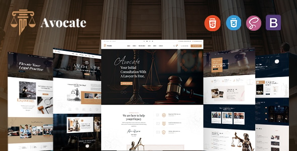 Avocate - Attorney Lawyer HTML Template Avocate - Attorney Lawyer HTML Template
