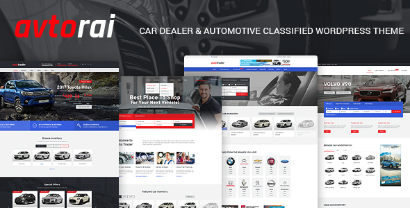 Avtorai- Car Dealer & Automotive Classified WordPress Theme Avtorai- Car Dealer & Automotive Classified WordPress Theme