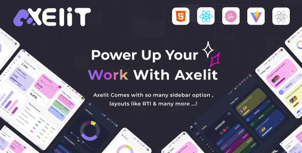 Axelit React Js(Vite) Admin Dashboard Template Axelit React Js(Vite) Admin Dashboard Template