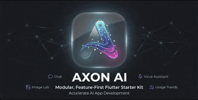 Axon AI - The Ultimate Neural UI Kit for Flutter