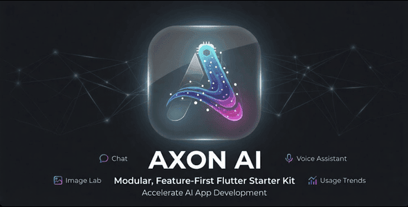 Axon AI - The Ultimate Neural UI Kit for Flutter Axon AI - The Ultimate Neural UI Kit for Flutter