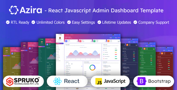 Azira - React Admin Panel Bootstrap Javascript Template Azira - React Admin Panel Bootstrap Javascript Template
