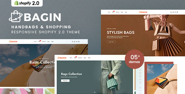 Bagin - Handbags & Shopping Responsive Shopify 2.0 Theme Bagin - Handbags & Shopping Responsive Shopify 2.0 Theme