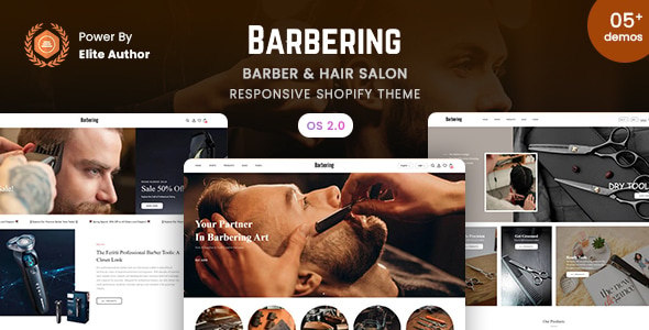 Barbering - Barber & Hair Salon Shopify 2.0 Theme Barbering - Barber & Hair Salon Shopify 2.0 Theme