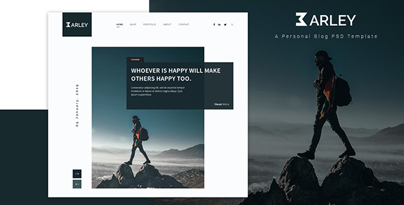 Barley - Personal Blog WordPress Theme Barley - Personal Blog WordPress Theme
